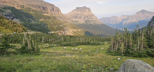 Glacier National Park our first National Park on the Fall tour